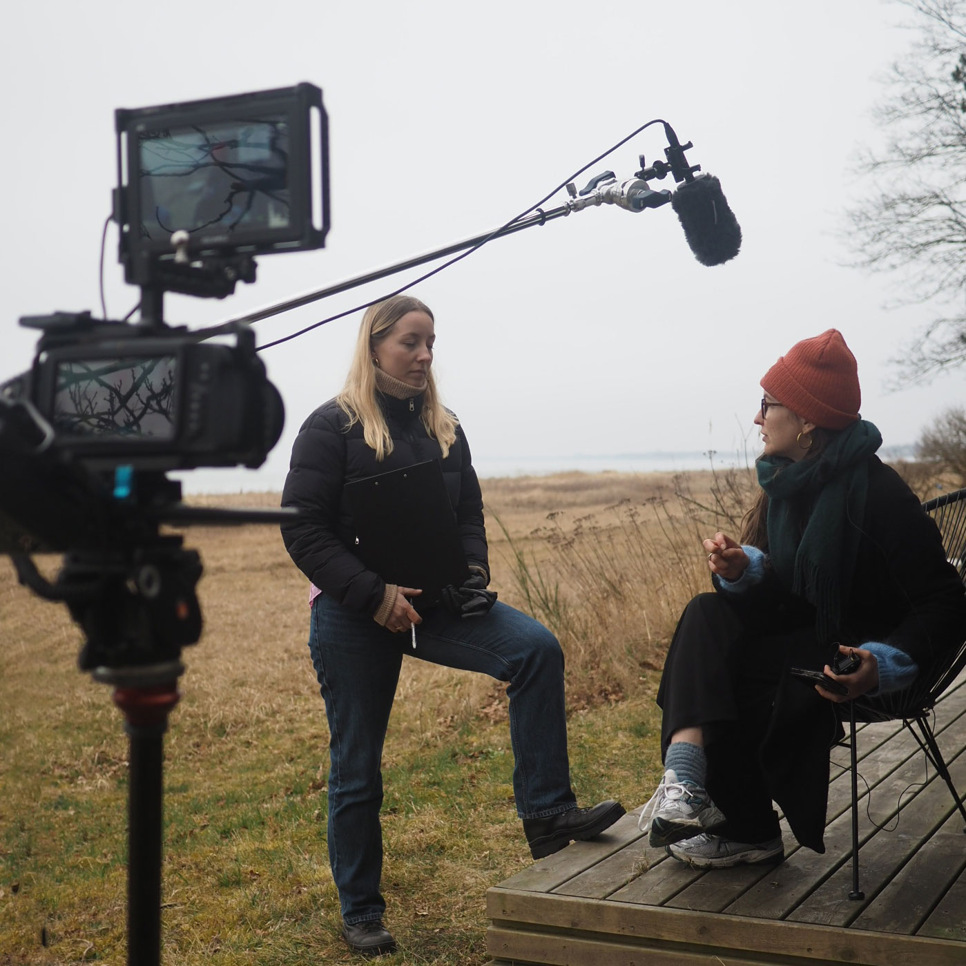 Behind the scenes
